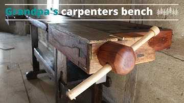 Restoration of a workbench of about 1900 - part 2/2