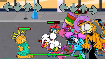 References in FNF VS Gorefield Pt 3  in FNF Character Test | gameplay VS playground LVL12