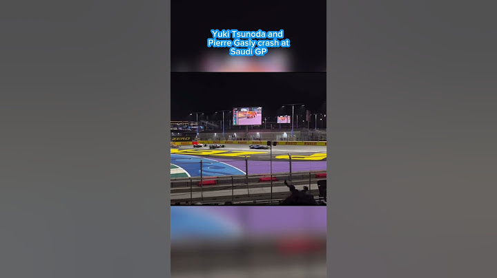 Yuki Tsunoda and Pierre Gasly crash at Saudi Arabian GP #f1 #formula1 #motorsport
