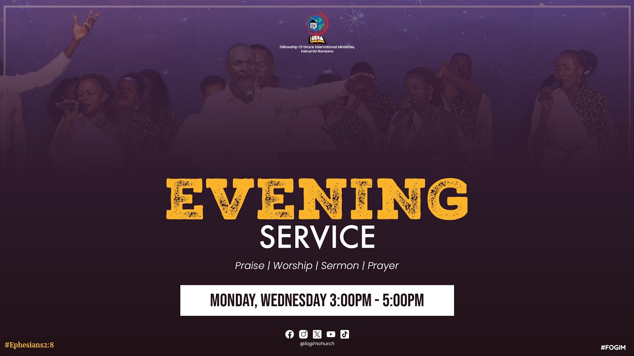 MONDAY EVENING SERVICE | 2ND MARCH 2026 | FOGIM