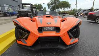 New ORANGE 2023 Polaris SLINGSHOT R MANUAL 3-Wheel Vehicle For Sale In Port Richey, FL