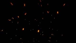 Captivating 4K Loop of Rising Smoke and Fire Sparks - Free Stock Footage Download!