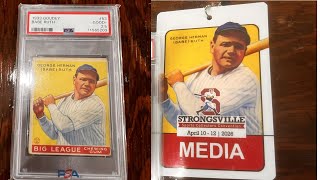 Ultimate Baseball Card Show Experience - Strongsville 2026 - ‘33 Goudey Ruth