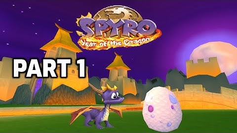 Spyro 3: Year of the Dragon (PS1) full playthrough 117% (all skill points) - Part 1