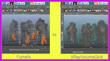 maya fx Fumefx to VrayVolumeGrid