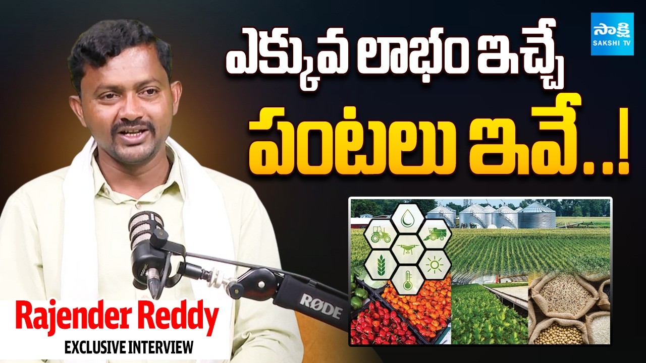 Rythu Badi Rajender Reddy about High Profit Farming Ideas 2026 | Tips For Farmers | Sakshi Family