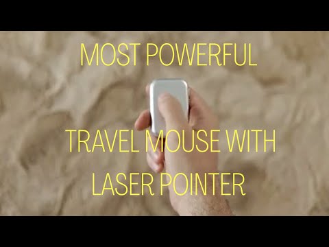 THE MOST POWERFUL TRAVEL MOUSE WITH LASER POINTER.
