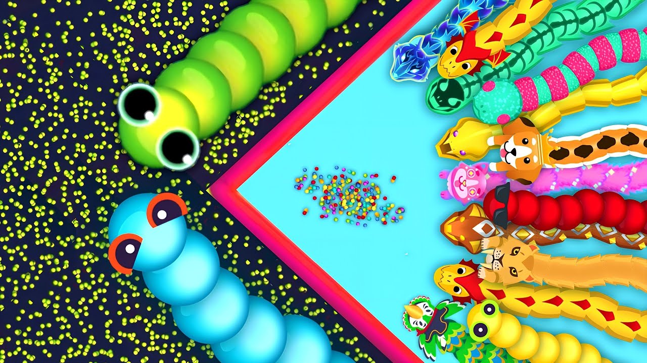 SNAKE.IO 🐍 PRO & BOOB TRAP ESCAPE Ultimate Strategy Epic Funny Moments Vs 1000 OGGY SKIN 🐍