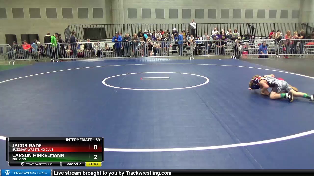 Intermediate 59 Jacob Rade Buzzsaw Wrestling Club Vs Carson Hinkelmann Kellogg