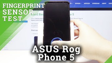 How Fingerprint Sensor Works With Tempered Glass Sticked On ASUS ROG Phone 5’s screen