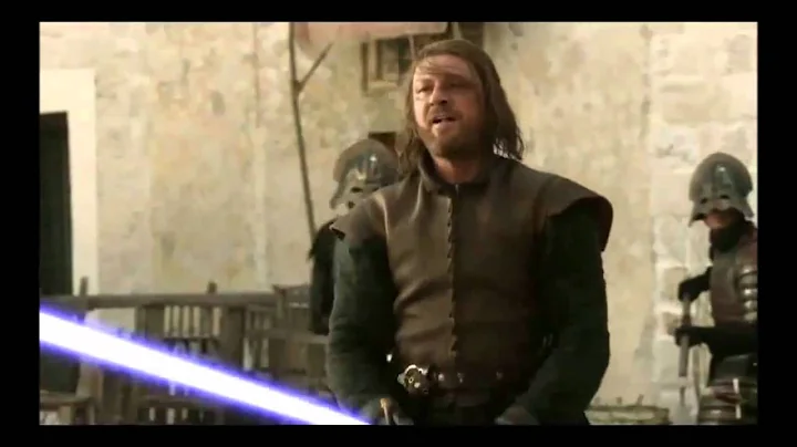 Eddard Stark vs Jaime Lannister Lightsaber Battle - Game Of Thrones (Duel Of The Fates)