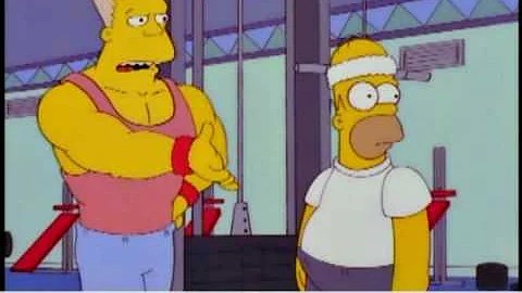 The Simpsons : Homer in the Gym