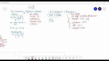 MAT 152 - Chapter 7 & 8 Test Review