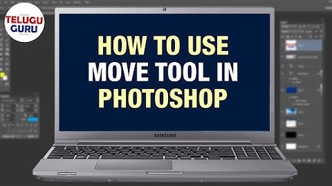 How to use Move Tool in Photoshop | Telugu Online Tutorial | Telugu Guru