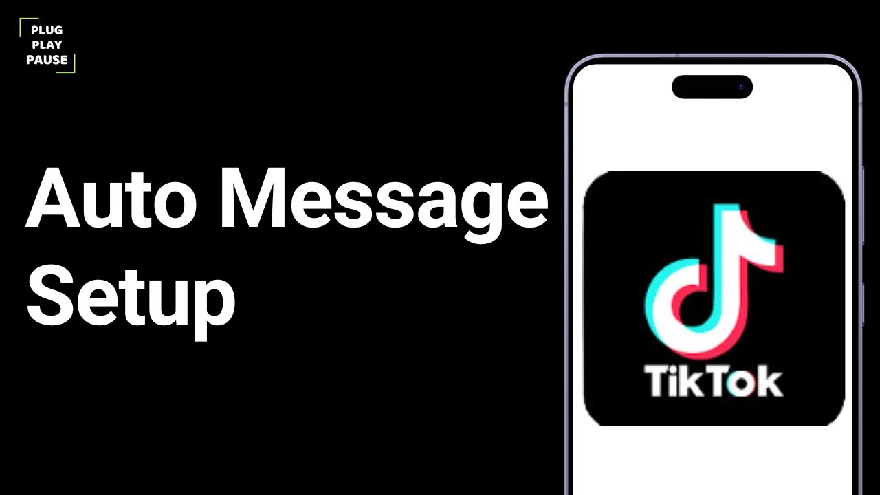 How to set automatic message on TikTok