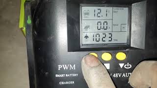 PWM 50A SOlar charge controller setting in urdu/hindi.charge controller important setting