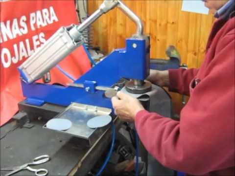 Maquina poner ojales metalicos