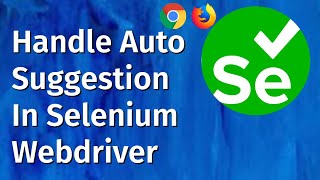 Selenium Tutorial for Beginners 15 - Handle Auto Suggestion In Selenium Webdriver screenshot 5