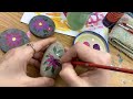 Easy Painted Flowers for Beginners || Rock Painting 101