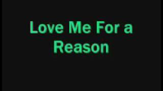 Boyzone- love me for a reason with lyrics chords
