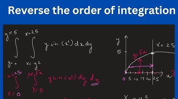 Reverse the order of integration | Change the order of integration | Double integrals #calculus3