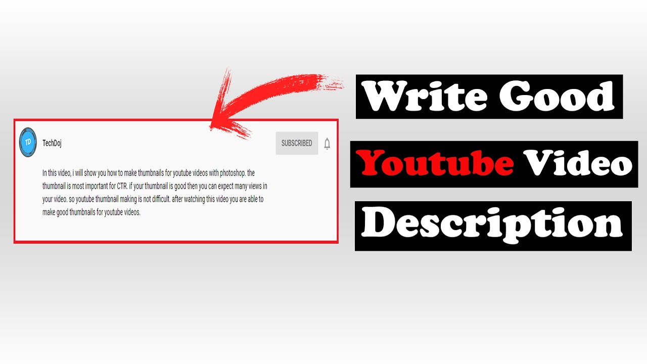 How to Write Youtube Video Description  Bangla Tutorial - YouTube
