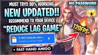 New!! Config Anti Lag ML Extreme Smooth 120FPS + Ping Booster Patch Ducati - Mobile Legends