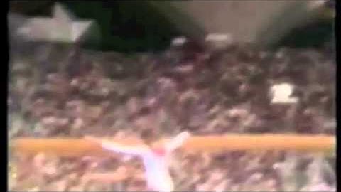 Balance Beam Front Salto Tucked Dismount Gymnastics Video