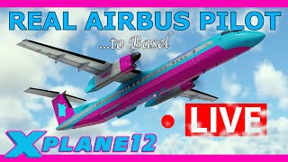 Ex Q400 Pilot Flies the Q4XP Live! To Basel