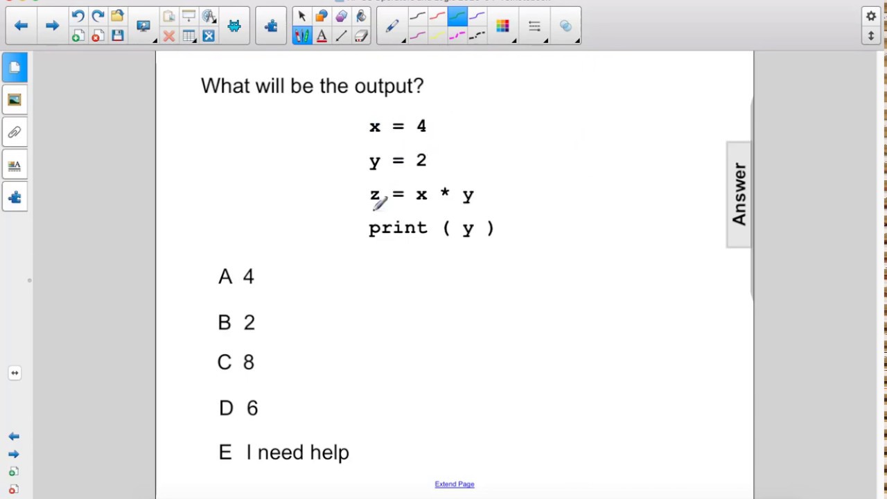 CSP Unit2 Math Operators Q07 - YouTube