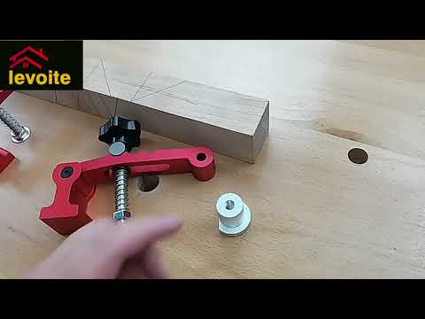 Levoite™ 2 in 1 Adjustable Desktop Hold Down Clamps for T Track and MFT Table