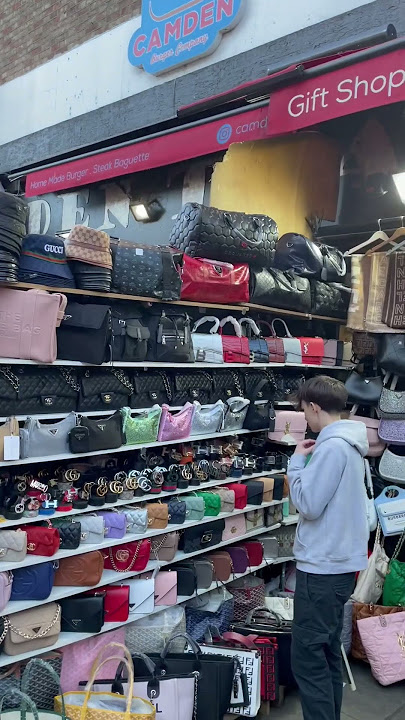Camden market shopping | Gucci Bags collection at camden market #uk #london #1080p #iphone #reels