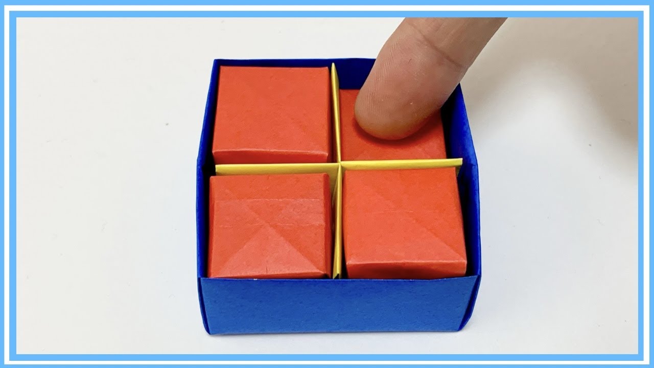 Оригами POP It Как сделать ⑤ Кнопка Интересные игрушки непоседы