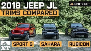 2018 Jeep Wrangler JL Trims Explained | Differences Between Sport, Sahara,  and Rubicon - YouTube
