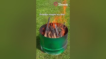 Easy tree stump removal #hacks #tree #fire