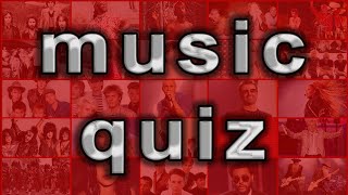 Music Quiz - 70s, 80s, 90s, (part 9)