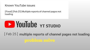 [Feb 25] multile reports of channel pages not loading   [problem] [Fixed]