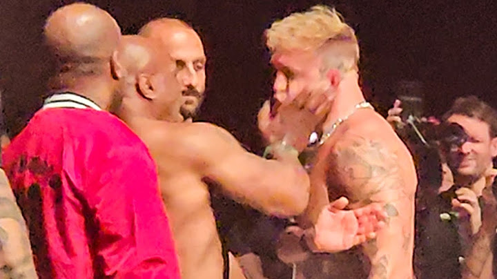 Mike Tyson SMACKS Jake Paul & ALL HELL BREAKS LOOSE at FINAL FACE OFF