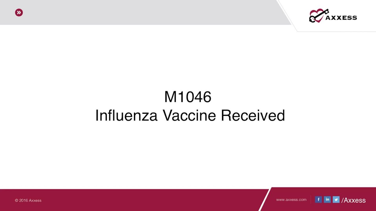 Axxess | Home Health Value-Based Purchasing Measures: M1046