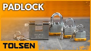 What Makes TOLSEN Padlocks Anti Lever And Laminated For Security? @TolsenWorld