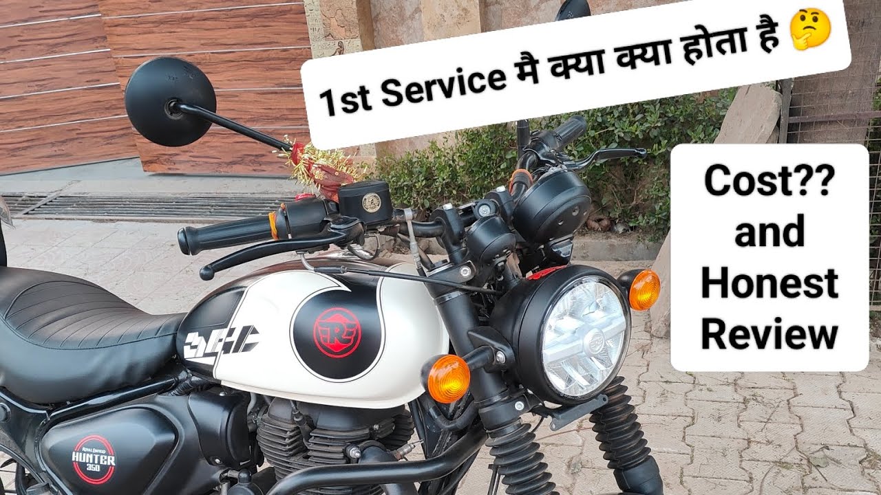 First Free Service | My RE Hunter 350 ❤️ | Cost? | Improvements? | Mileage? | Heating or not.🤔🤔