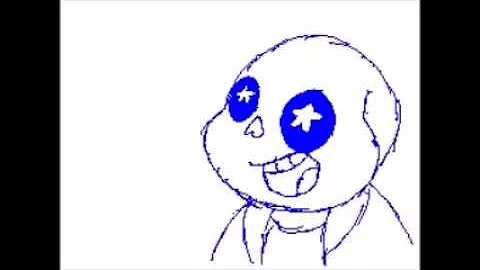 Sans is sucking his own dick and dying