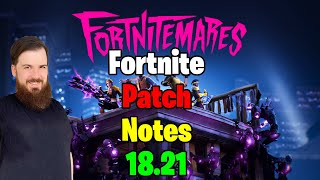 Fortnite Patch Update 18.21 Chapter 2 Season 8 Cube Queen Fortnitemares Sideways Scythe