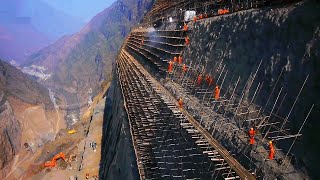 How To Build Giant Dam\& Hydroelectric Plant At High Mountain. China \& Turkey's Incredible Projects