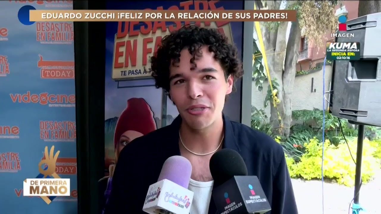 Eduardo Zucchi CELEBRA relación entre sus padres Itatí Cantoral y Eduardo Santamarina