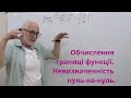 ВА15. Приклади.Обчислення границі функції. Невизначенність нуль-на-нуль.