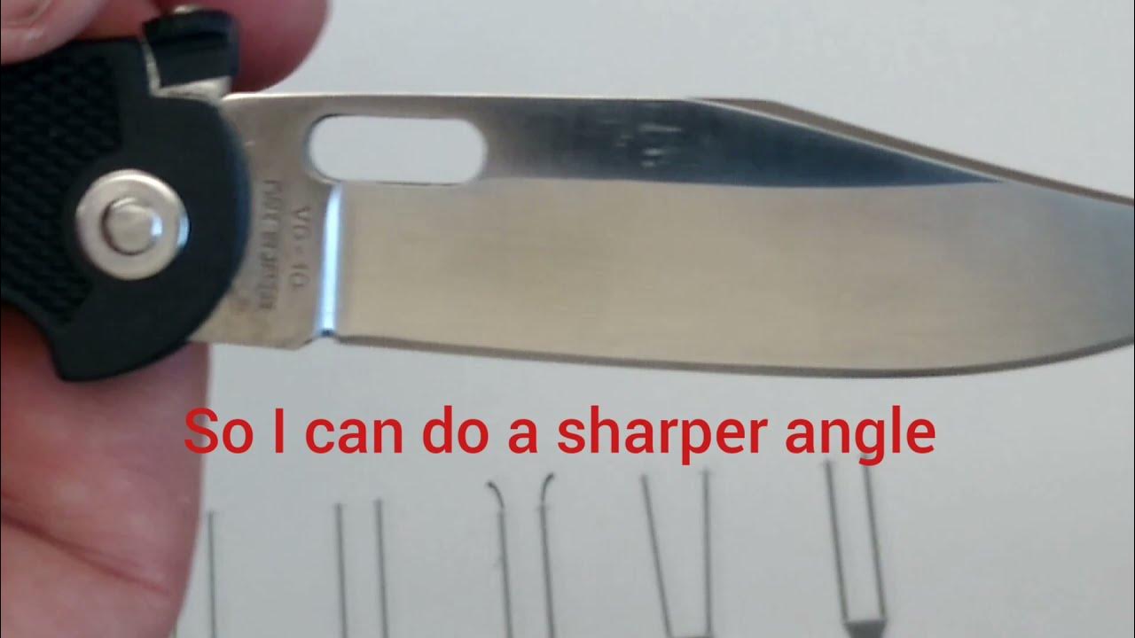 KNIFE SCIENCE 2 EDGE ANGLES. WHAT DEGREE SHOULD YOU SHARPEN YOUR