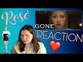 ROSÉ (로제)- Gone MV Reaction (Blackpink/블랙핑크)