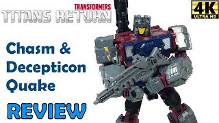 Transformers Titans Return Quake and Chasm Review