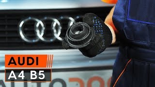 Sådan udskifter du støddæmper beslag på AUDI A4 B5 [GUIDE]